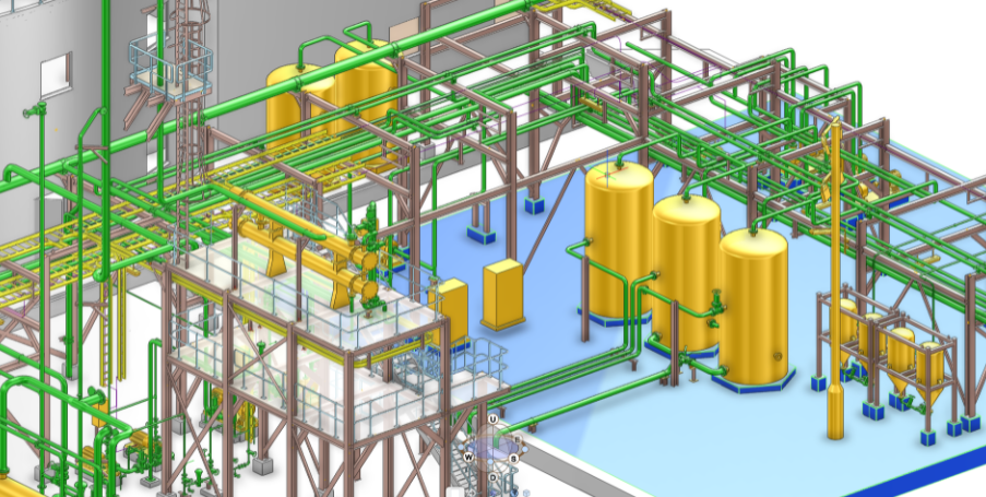 Pipe Modeling using AVEVA E3D software